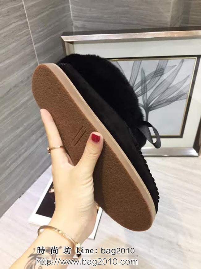 UGG 18年限量版 卡兔毛領 時尚保暖 雪地靴 QZS2433